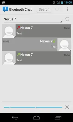 Bluetooth Chat android App screenshot 2